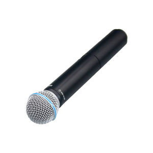 BLX24R BLX4R BETA58 <span class=keywords><strong>PG58</strong></span> UHF Sistema de micrófono de karaoke inalámbrico Micrófono de mano Metal Negro Micrófono inalámbrico - Product Image 5