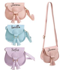 Custom Mini Crossbody Bags for <b>Kid</b>, Personalized Engraved Name Children <b>Purse</b>, Small Leather Handbag for Girl, Adjustable Strap - Product Image 1
