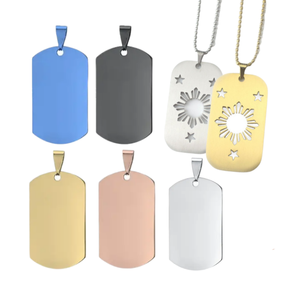 Металлическая бирка для собак из нержавеющей стали - Product Image 1