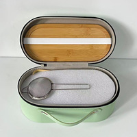 YUBIN Ensemble de 5 pièces en céramique, bol à matcha portable en porcelaine de style japonais, résistant à la chaleur, avec bec verseur, glaçure de four transfrontalière
