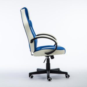 Premium <span class=keywords><strong>pelle</strong></span> sintetica traspirante blu tessuto girevole <span class=keywords><strong>poltrona</strong></span> Racing reclinabile sedia <span class=keywords><strong>da</strong></span> ufficio <span class=keywords><strong>da</strong></span> gioco - Product Image 6