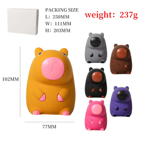 Grinder per Tabacco <span class=keywords><strong>a</strong></span> Forma di Capibara con Guscio in Plastica e Denti Affilati in Lega di Zinco, Decorazione per la Casa - Product Image 6