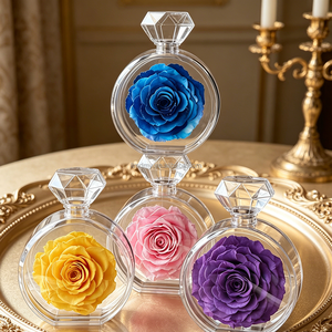 Encantadora Rosa Eterna como Recuerdo, Perfecta para Navidad, Año Nuevo, Regalos Navideños, Centro de Mesa para Sala de Estar, Mesa de Centro - Product Image 4