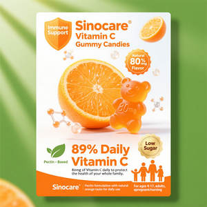 OEM/ODM Vitaminas C <span class=keywords><strong>Gummy</strong></span> Orgánica Etiqueta Privada Sabores de Frutas Naturales Vitamina C Gomitas para Adultos Niños Suplemento Inmune - Product Image 4