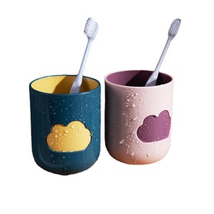 <b>Pin</b> Rabbit Cloud Shape Toothbrush Cup Eco Friendly Couple Use Cylinder Design Household Wash Cup Student Gift - Product Image 5