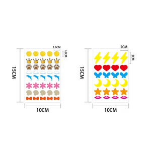 Adesivi Impermeabili Personalizzati in Vinile per Abbronzatura, Logo <span class=keywords><strong>Coniglietto</strong></span>, Adesivi Sagomati a Cuore per Lettini Solari, Spiaggia, Arte Corporea - Product Image 3