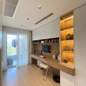 Armoire professionnelle de nouvelle conception, spacieuse, avec portes coulissantes, étagères réglables, meubles polyvalents pour la maison, chambre à coucher, salle à manger, salon - Product Image 6