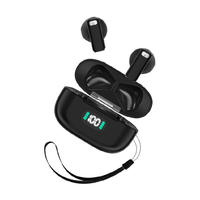 Audífonos Pro13 TWS Semi-in-ear BT5.4 con Pantalla LED Digital, Controlador Dinámico de 13 mm, Sonido Panorámico de 360°, IPX4, ENC, Control Táctil, Tipo-C