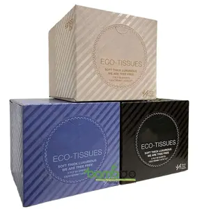 Cute Attractive Packaging 2ply 3ply Hotel Office Bamboo Cleaning Facial Tissue