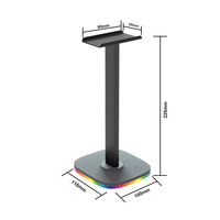 Support pour casque de jeu t11 t22 RGB sur l'oreille support de suspension pour casque support pour jeu PC de bureau accessoires pour écouteurs jeu Esports