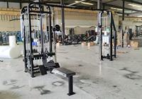 Équipement de fitness à domicile multifonction complet Portique en acier Smith Machine Trainer Bird Squat Press Triceps Chest Exercice