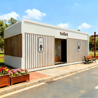 Toilettes portables d'extérieur écologiques et durables en tôle galvanisée, installation facile, pour zones touristiques, parcs, attractions touristiques, appartements