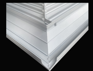 Алюминиевый съемный квадратный диффузор, 4-канальный съемный диффузор с заслонкой, потолочный диффузор для кондиционера - Product Image 5