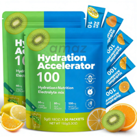 Poudre d'électrolytes en sachets personnalisés OEM, marque privée, sans sucre, en vrac, supplément, mélange pour boisson énergétique