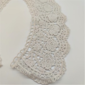 Accesorios de cuello desmontables <span class=keywords><strong>collar</strong></span> de encaje material de encaje negro collares de escote para niños encaje kerah aplikasi - Product Image 5