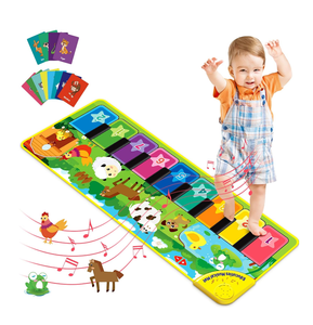 Niños Bebé Educación Temprana Desarrollo Piano Teclado Touch <span class=keywords><strong>Musical</strong></span> Play Mat Módulo de sonido con 25 sonidos de música - Product Image 1