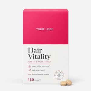 OEM Private Label personalizzato vitamina <span class=keywords><strong>capelli</strong></span> <span class=keywords><strong>unghie</strong></span> <span class=keywords><strong>e</strong></span> integratori per la pelle di collagene Vegan biotina compresse crescita dei <span class=keywords><strong>capelli</strong></span> vitamina biotina compressa - Product Image 1