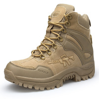 Bottes en toile américaines pour hommes, chaussures de sport en toile résistante, bottes de désert et de jungle américaines, bottes tactiques