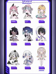 Figurine en PVC Ulee Deep Sea Realm Series Cute Frozen Collectible Blind Box Trendy Gift and Decoration for Girls - Product Image 2