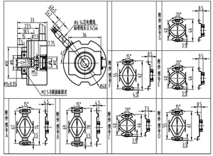 ZKD-56 cho động <span class=keywords><strong>c</strong></span>ơ servo bộ mã hóa quay trụ<span class=keywords><strong>c</strong></span> rỗng gia tăng - Product Image 2