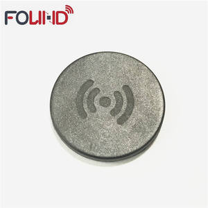 दौर 14mm 13.56MHZ NT213 144 बाइट्स एनएफसी पीपीएस कपड़े धोने आरएफआईडी टैग के लिए छेद के बिना कपड़े धोने प्रणाली - Product Image 3