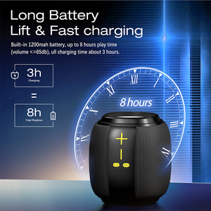 Nhà Máy Bán Hàng Trực Tiếp Vải Di Động Không Dây <span class=keywords><strong>Bluetooth</strong></span> Loa Loa Siêu Trầm Âm Bass Mạnh Mẽ Surround Âm Thanh Loa - Product Image 5