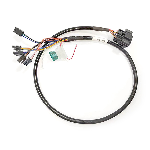 Automotive Waterproof Connector Wire Harness Cable Assembly for Electric Vehicle Navigation Control Box Applications