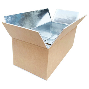 Boîte en carton avec feuille d'aluminium 10 # 175*95*115mm 500g Épaisseur de paroi 5mm Emballage pour livraison express - Product Image 3