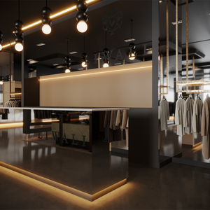 ชั้นวางเสื้อผ้าทำจากไม้แบบแขวนทำจากไม้สองเกาะสีขาว - Product Image 4