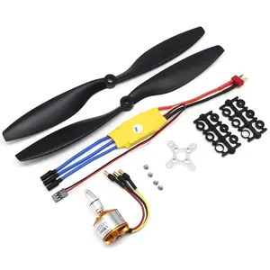 Motor Outrunner sin escobillas para Dron teledirigido, hélice 1045 (1 par), unidad para avión teledirigido multihelicóptero cuadricóptero, modelo A2212 930kv-2200kv