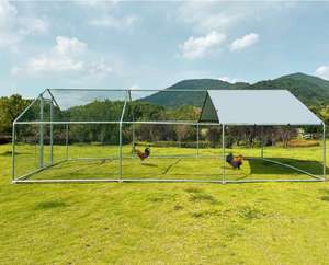 Sıcak satış Metal tavuk Run Coop 6M X 3MX2M/büyük Metal tavuk Run - Product Image 2