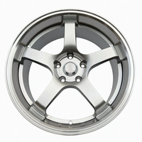 Rines de Aleación de Aluminio de 16'', 17'' y 18'' para Automóviles, 5x114.3/4x114.3/4x100 PCD 7J 7.5J 8J, 5 Radios, para Sedán, Modificación de Autos JDM