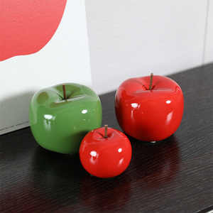 Licht luxe appelvormige decoratie bureau-accessoires creatieve appel ornamenten voor huis woonkamer eetkamer - Product Image 1