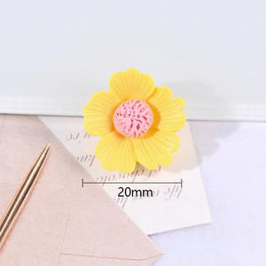 Accesorios de Resina DIY Pequeños, Pasador de Pelo con Flor de Margarita, Joyería Hecha a Mano para el Cabello, para Estilos Personalizados - Product Image 6