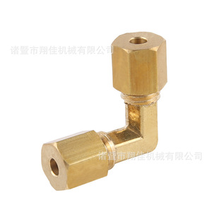 Xiangjia Machinery 45 Degree Male Elbow Brass Compression Fitting For Various Industries - Product Image 2