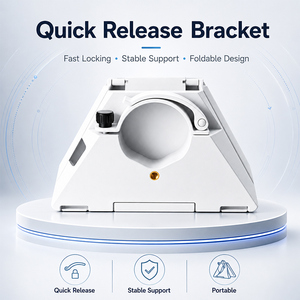 Saunyoto Portable Mini Aluminum Alloy <strong>Starlink</strong> Gen 2 Mounting Bracket Quick Release One-Step Installation Base Standard Actuated - Product Image 1