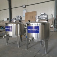 Pasteurisateur économique pour produits laitiers, yaourt, confiture, boissons, lait, cuve de pasteurisation en acier inoxydable 150L, machine de pasteurisation