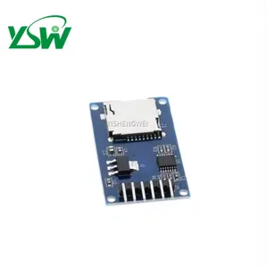 Módulo de cartão Interface SPI de leitura/gravação de cartão Mini TF com chip de conversão de nível