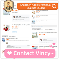 Service de fret aérien et maritime Chine-Dubaï DDP porte-à-porte, dédouanement, prix compétitifs, transit en 3-7 jours, paiement en ligne Alibab