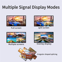 Solución de Video Wall ZGS-PJ650 de 65 Pulgadas a Precio de Fábrica con Pantalla LCD 4K Super HD para Publicidad y Gráficos Animados