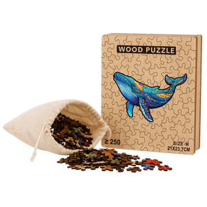 Puzzle colorato animale in legno con pezzi irregolari per adulti <span class=keywords><strong>e</strong></span> bambini creativo rompicapo regalo - Product Image 6