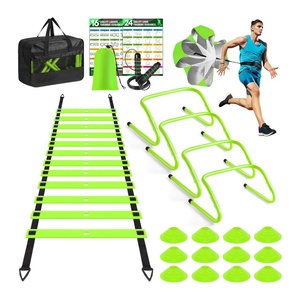 Kit d'entraînement complet d'agilité pour tous les niveaux et tous les âges, accessoires de <span class=keywords><strong>football</strong></span>, de soccer et de basketball - Product Image 1