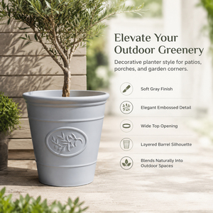 <span class=keywords><strong>Pot</strong></span> de jardin de grande capacité de 16 pouces, <span class=keywords><strong>pot</strong></span> à plantes en plastique robuste, pots à fleurs d'intérieur et d'extérieur - Product Image 5