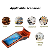 Terminal POS Móvil de Mano con Pantalla Táctil de 5.5 Pulgadas y Impresión Térmica de 58 mm, Compatible con Escaneo de Códigos 2D/QR