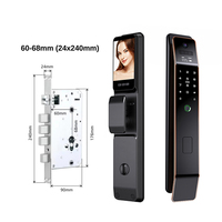 YOLOCK Serrure de sécurité étanche Intelligente application électrique Tuya Zigbee porte numérique intelligente avant extérieure TtLock avec caméra
