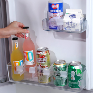 Fridge Organizer Extendable Divider Rectangle 6 Grids Freezable <b>Kitchen</b> <b>Storage</b> - Product Image 1