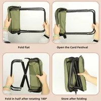 Tabouret pliable d'extérieur, tabouret portable pour sac à dos, chaise de camping légère et compacte, tabouret de pêche, tabouret de pique-nique