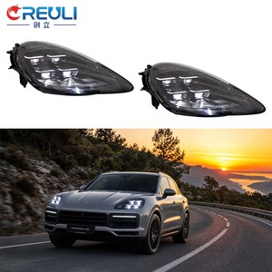 Luces LED para Faros Delanteros de Automóvil CREULI, Gran Venta, Plug and Play, para Porsche <span class=keywords><strong>Cayenne</strong></span> 9Y0 2018 2019 2020 2021 <span class=keywords><strong>2022</strong></span> 2023 - Product Image 1