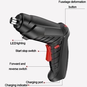 Destornillador Eléctrico Inalámbrico de 3.6V con Motor sin Escobillas, Mini Taladro Atornillador Plegable con Batería de Litio y Juego de Puntas, 3.5Nm de Torque Máximo - Product Image 3