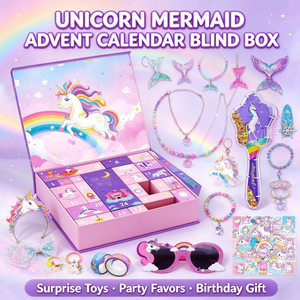 Ensemble de 142 pièces de boîtes mystères <span class=keywords><strong>Licorne</strong></span> Sirène, accessoires pour cheveux, bijoux et jouets pour filles, cadeau de Noël, cadeau d'anniversaire, cadeaux de fête - Product Image 3